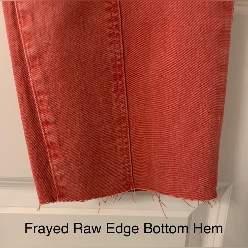 #144 PAIGE Cindy High-Rise Straight Ankle Denim Jean Vintage Sweet Rose, Size 31 - Picture 5 of 16